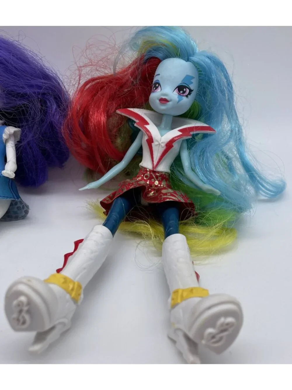 4 MLP Equestrian Girls 9” Rainbow Dash Rarity 2 Pinkie Pie Clothes Boots